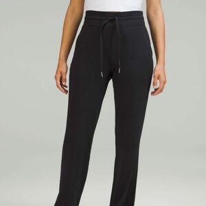Lululemon Black Ready to Rulu Straight-Leg High-Rise Pant